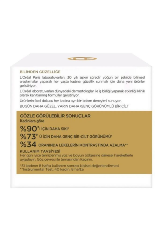 3 Adet Loreal Paris Yaş Uzmanı 60+ Kırışıklık Karşıtı Besleyici Krem 50 ml ve ROSIE
