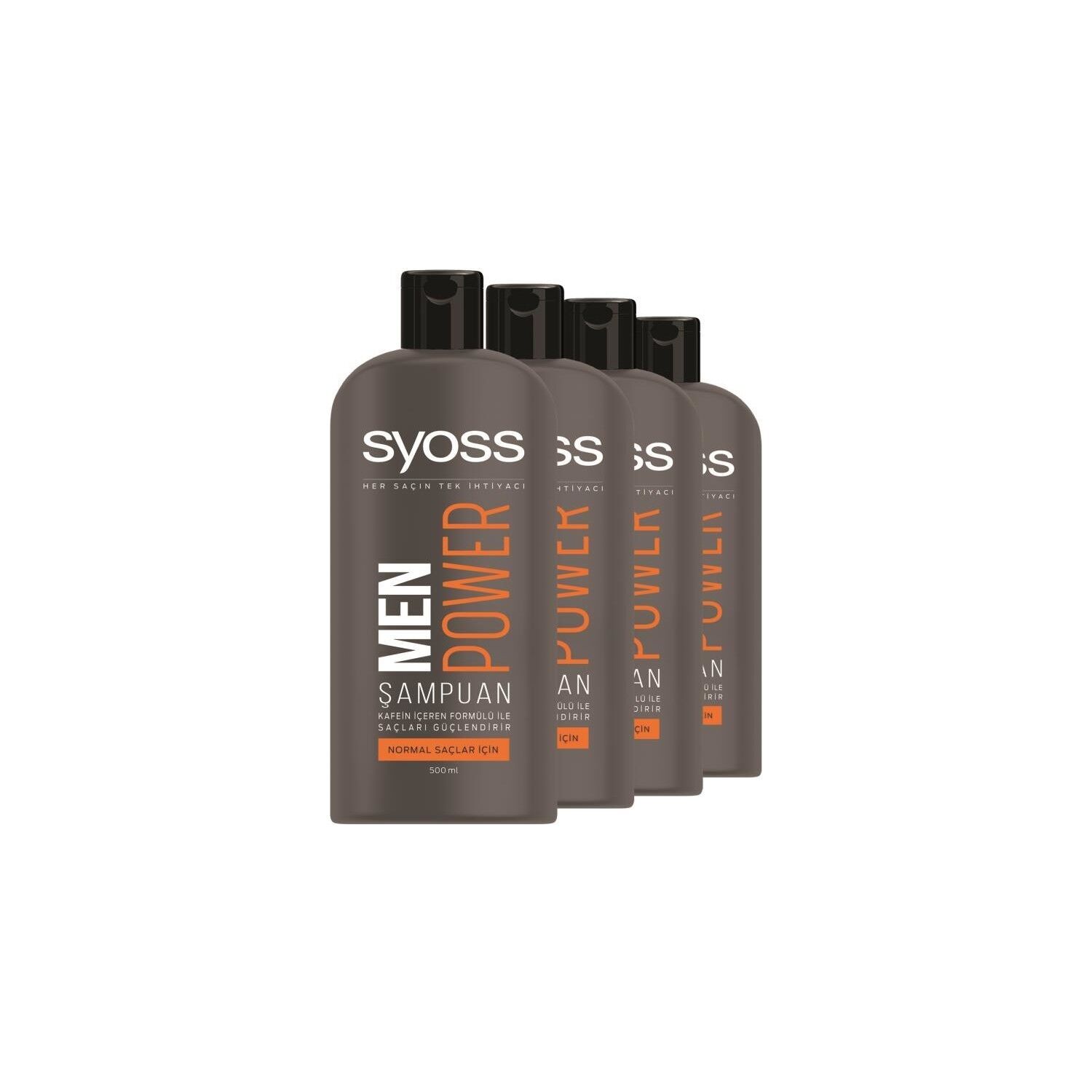 Syoss Men Power Şampuan 500 ml x 4 Adet