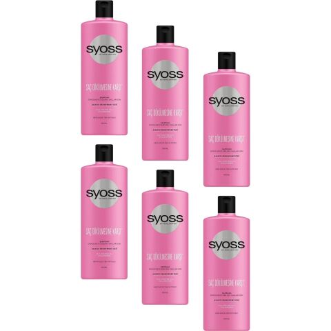 Syoss Şampuan Saç Dökülmesine Karşı 500 ml x 6 Adet