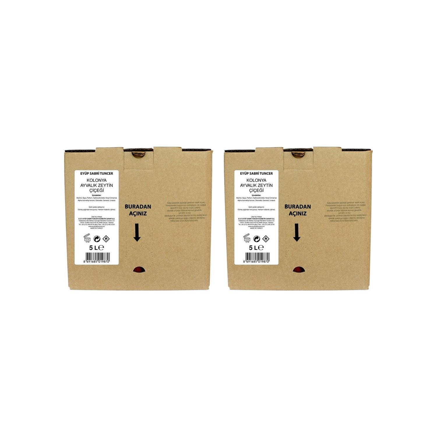 Eyüp Sabri Tuncer Ayvalık Zeytin Çiçeği Kolonyası 5 lt x 2