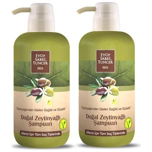 Eyüp Sabri Tuncer Doğal Zeytinyağlı Şampuan 600 ml x 2