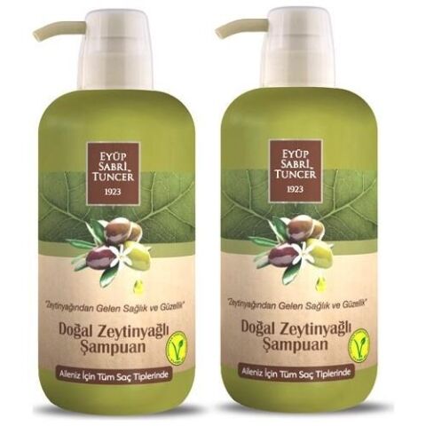 Eyüp Sabri Tuncer Doğal Zeytinyağlı Şampuan 600 ml x 2
