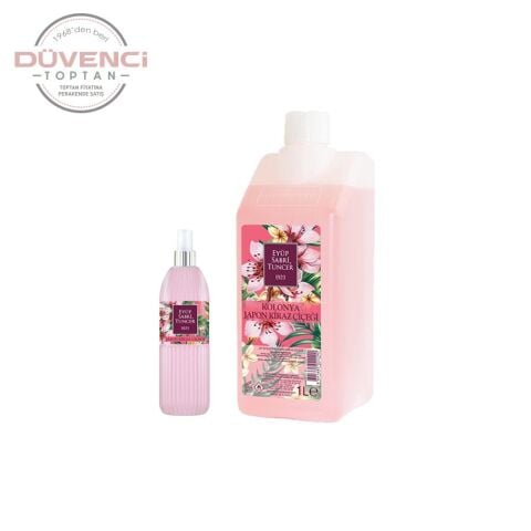 Eyüp Sabri Tuncer Japon Kiraz Çiçeği Kolonyası Yedek Şişe 1 lt ve 1 Adet 150 ML