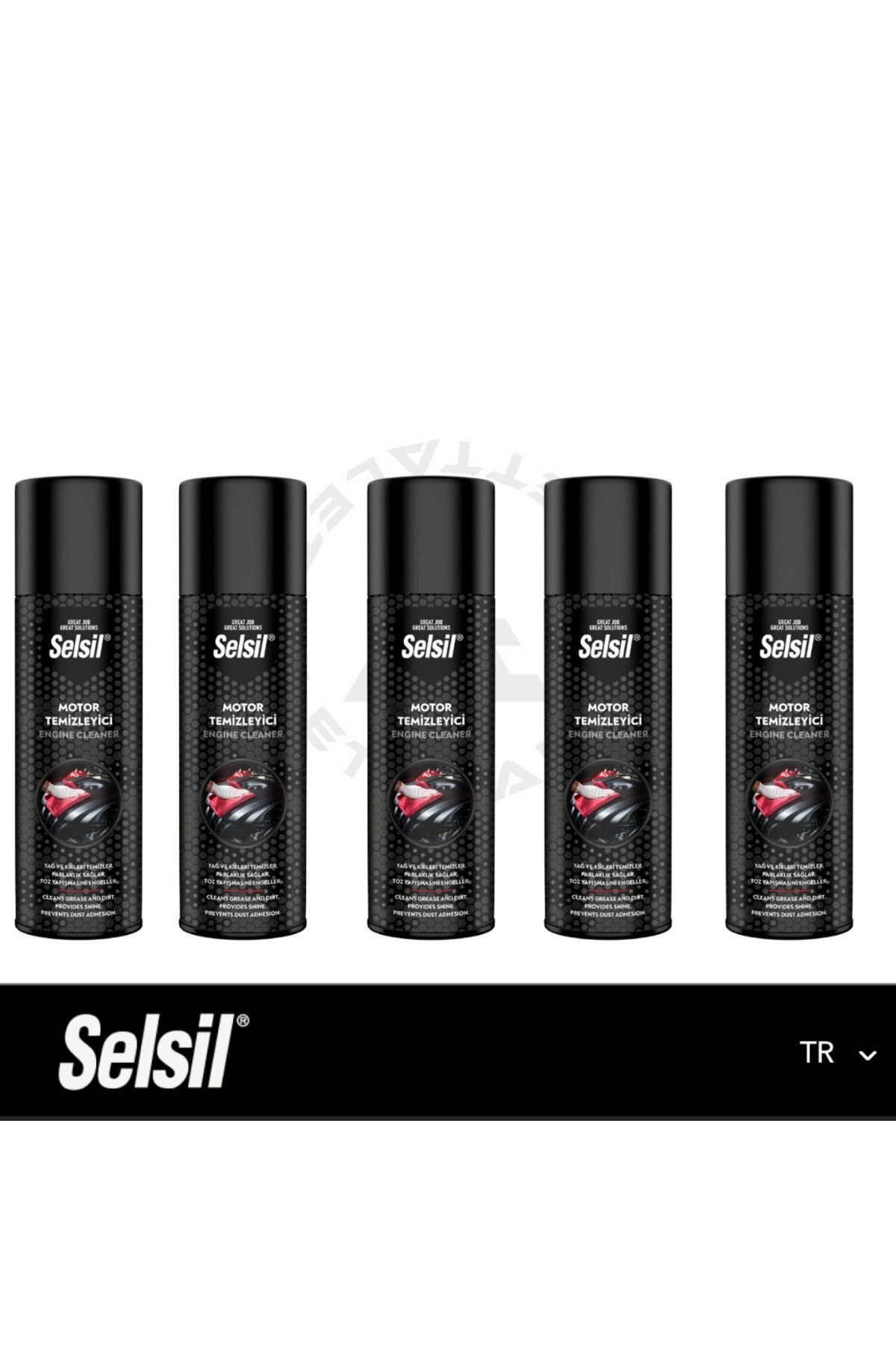 Selsil Motor Temizleme Spreyi 500 ML (5 ADET)