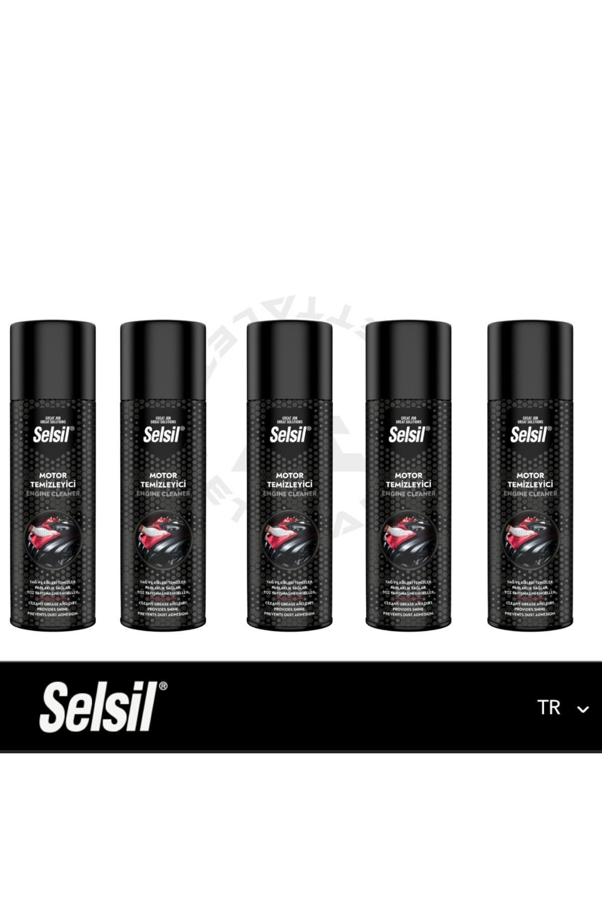 Selsil Motor Temizleme Spreyi 500 ML (5 ADET)