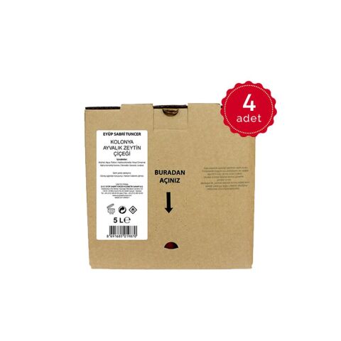 Eyüp Sabri Tuncer Ayvalık Zeytin Çiçeği Kolonyası 5 lt x 4 Adet