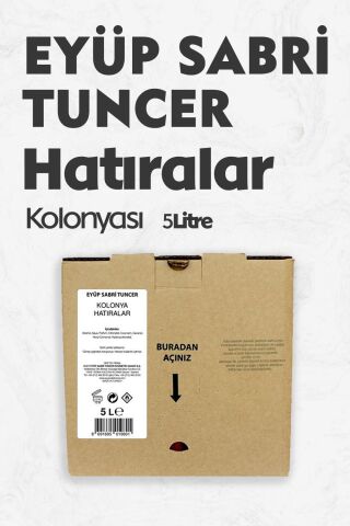 Eyüp Sabri Tuncer Hatıralar Kolonyası 5 lt