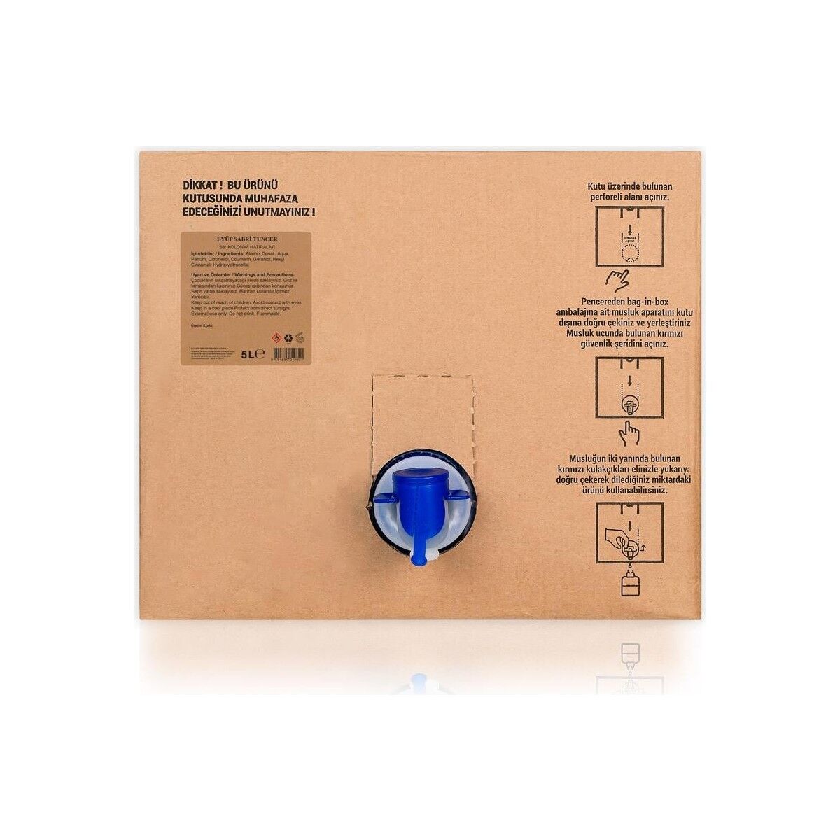 Hatıralar Kolonyası 5 lt - Bag in Box