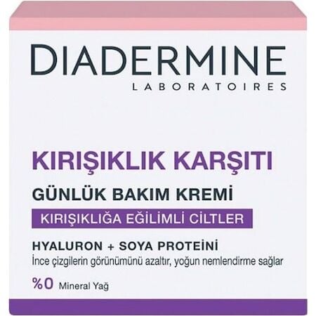 Diadermine Kırışıklık Karşıtı Günlük Bakım Kremi (Tüm Cilt Tipleri) 50 ml