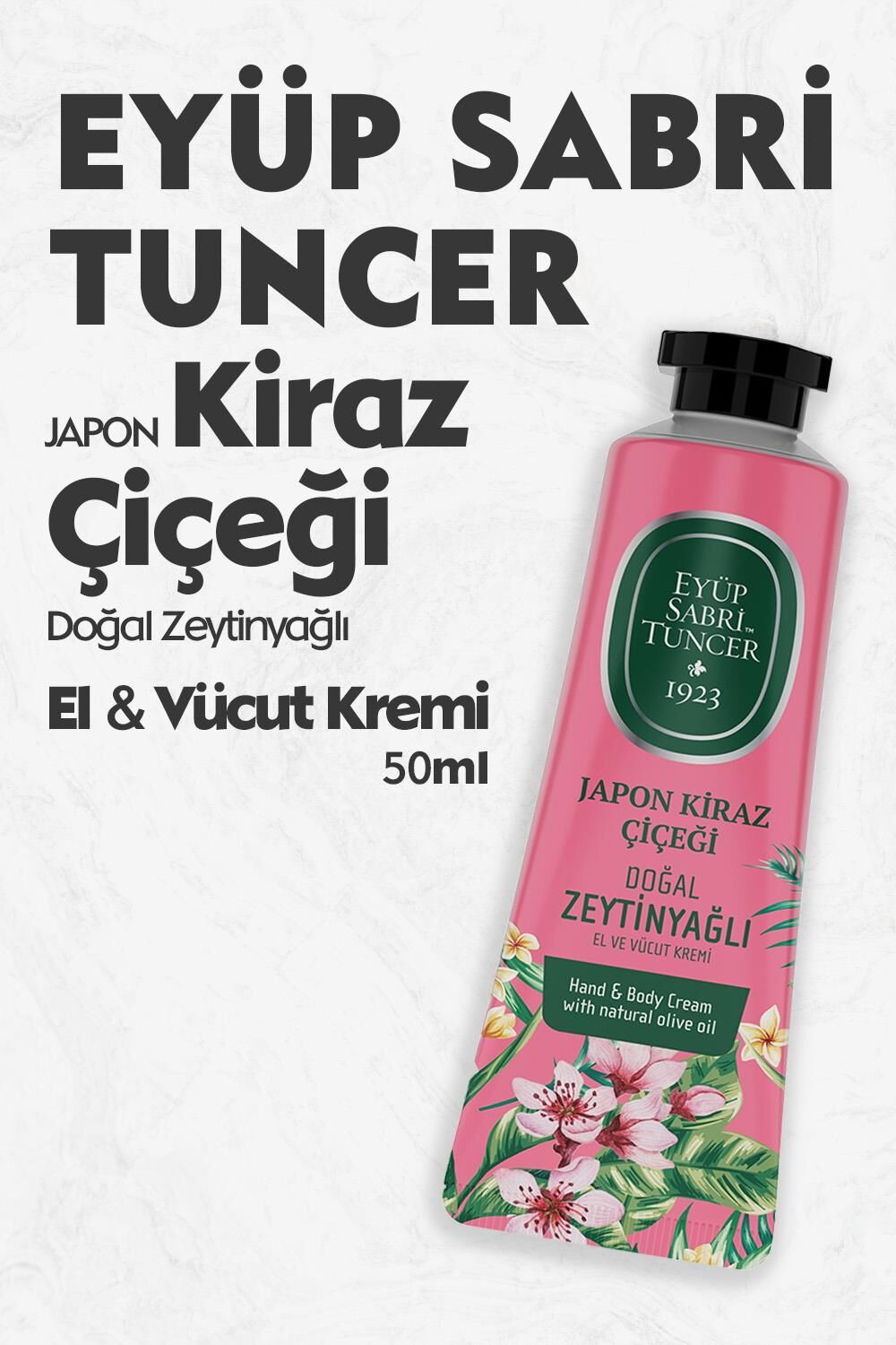 Eyüp Sabri Tuncer El ve Vücut Kremi Japon Kiraz Çiçeği 50 ml