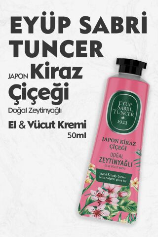 Eyüp Sabri Tuncer El ve Vücut Kremi Japon Kiraz Çiçeği 50 ml