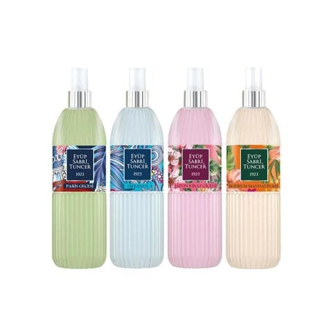 Eyüp Sabri Tuncer Kolonya Seti, Paris Gecesi, Bodrum Mandalinası, Okyanus, Japon Kiraz 150 ml