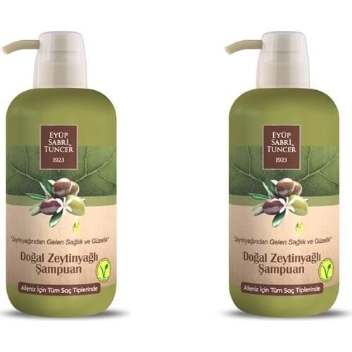 Eyüp Sabri Tuncer Doğal Zeytinyağlı Şampuan 600 ml x 2