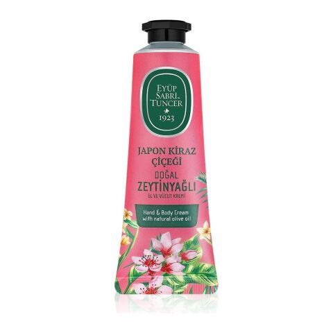 Eyüp Sabri Tuncer Japon Kiraz Çiçeği Doğal Zeytinyağlı El Ve Vücut Kremi 50 Ml