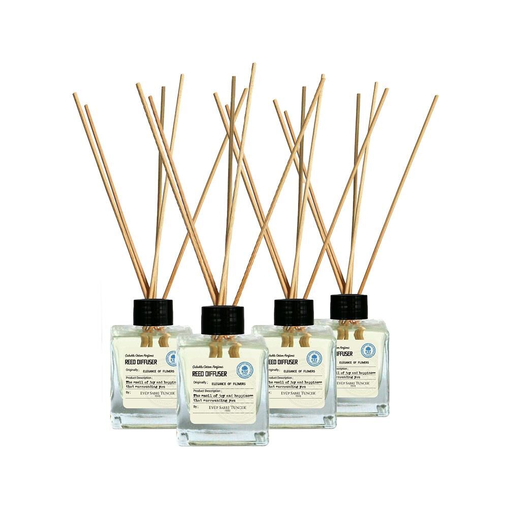Eyüp Sabri Tuncer Elegance Of Flowers Çubuklu Oda Kokusu 100 ml x 4
