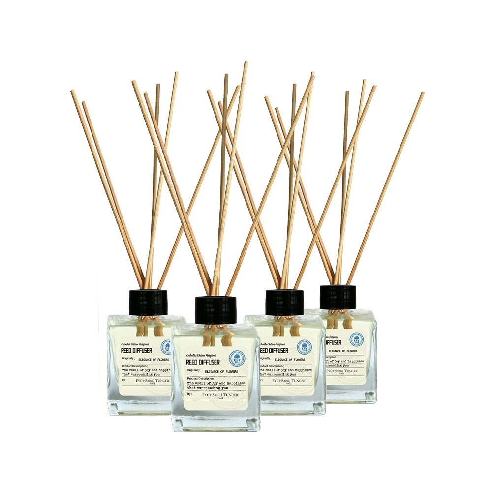 Eyüp Sabri Tuncer Elegance Of Flowers Çubuklu Oda Kokusu 100 ml x 4