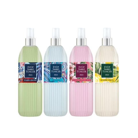 Eyüp Sabri Tuncer Kolonya Seti, Paris Gecesi, Okyanus, Japon Kiraz Çiçeği, Klasik Limon 150 ml