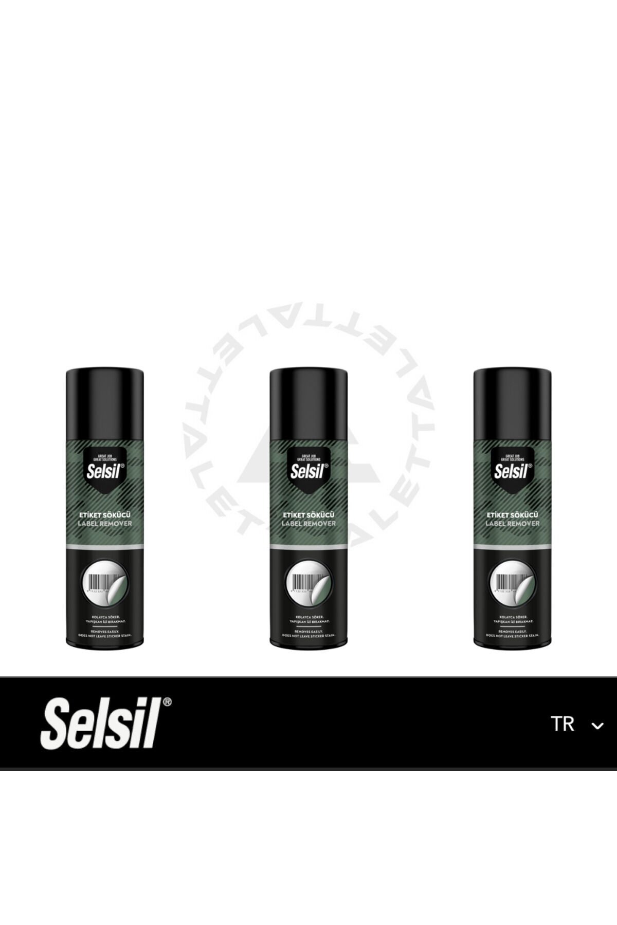 Selsil Etiket Sökücü 200 ML (3 ADET)