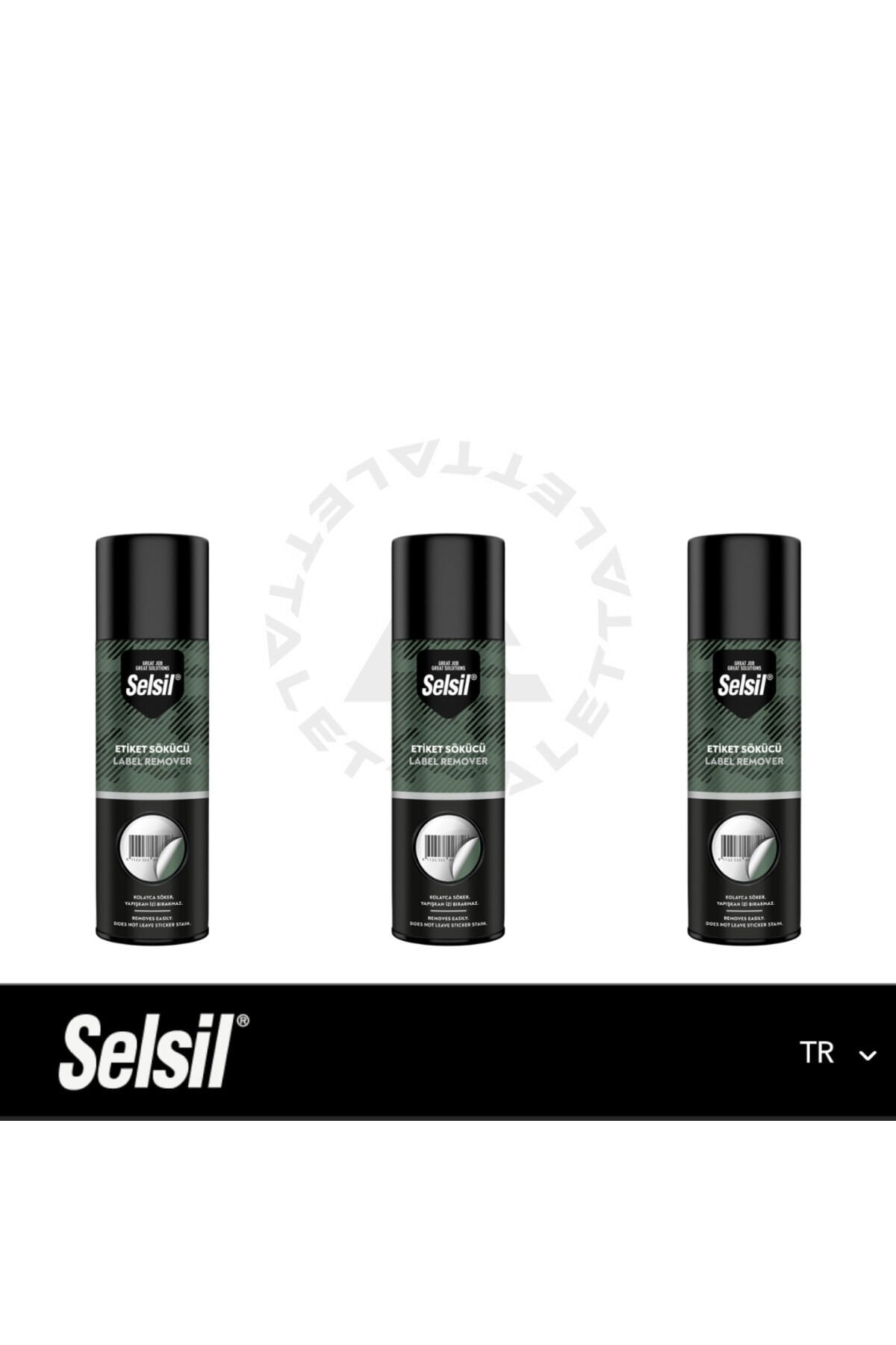 Selsil Etiket Sökücü 200 ML (3 ADET)