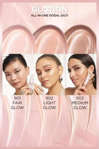 Loreal Paris Glotion Natural Glow Aydınlatıcı No:902 Light Glow 40 ml