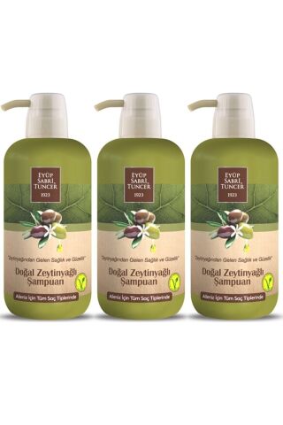 Eyüp Sabri Tuncer Doğal Zeytinyağlı Şampuan 600 ml x 3