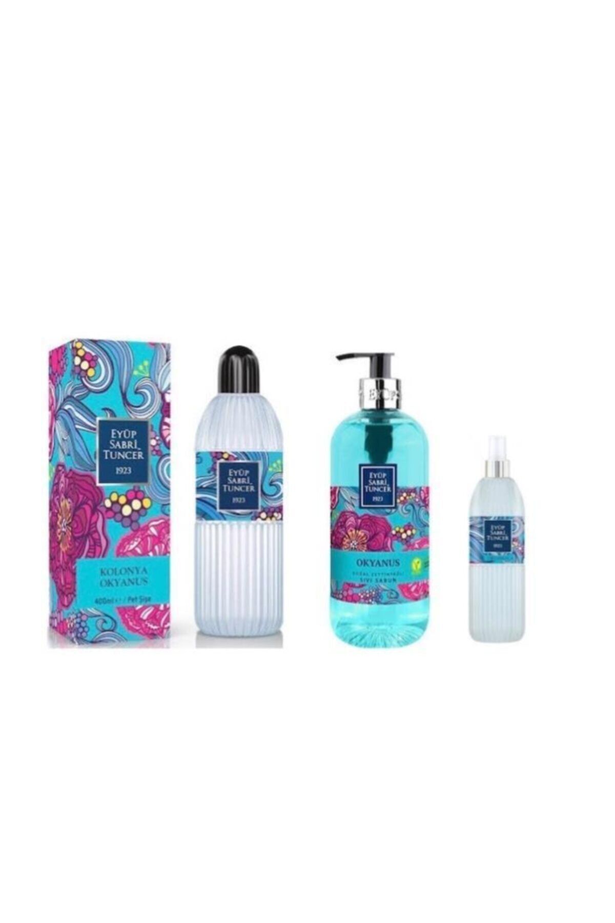 Eyüp Sabri Tuncer Okyanus 500 ML Sıvı Sabun, 150 ve 400 ML Kolonya