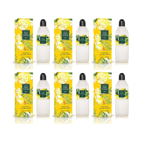 Eyüp Sabri Tuncer Klasik Limon Kolonyası 80 Derece Pet 400 ml x 6
