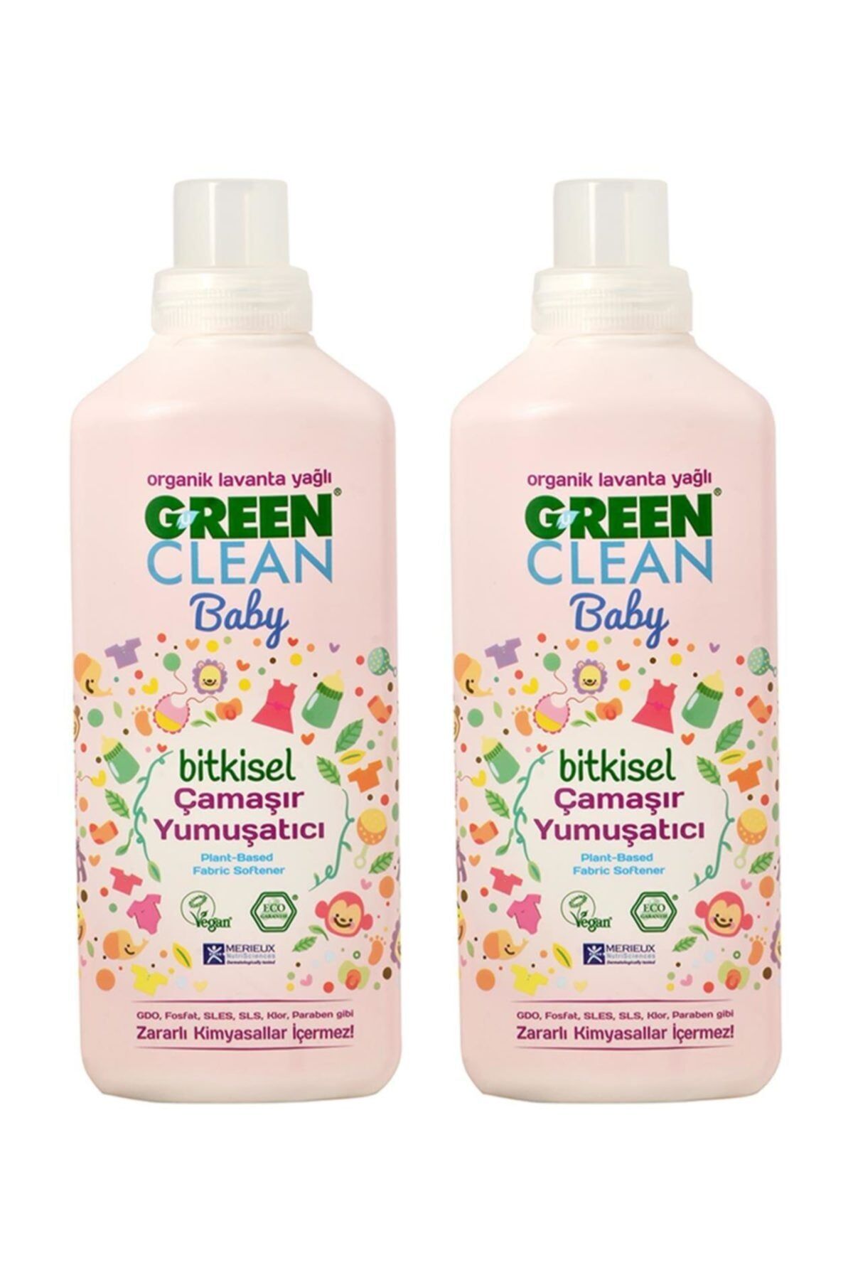 U Green Clean Baby Çamaşır Yumuşatıcı 1 L x 2