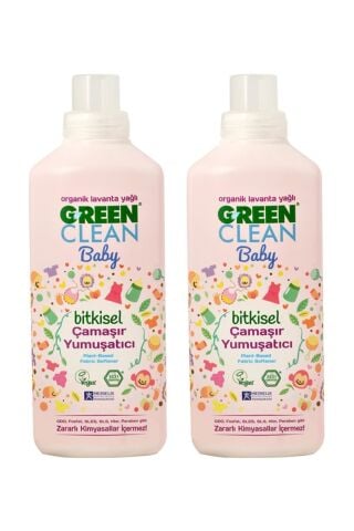 U Green Clean Baby Çamaşır Yumuşatıcı 1 L x 2