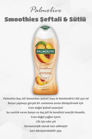 Palmolive 16 Al 14 Öde Duş Jeli Şeftali Ve Sütlü 450 ml ve Rosie Pamuk Hediye