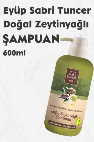 Eyüp Sabri Tuncer Doğal Zeytinyağlı Şampuan 600 ml