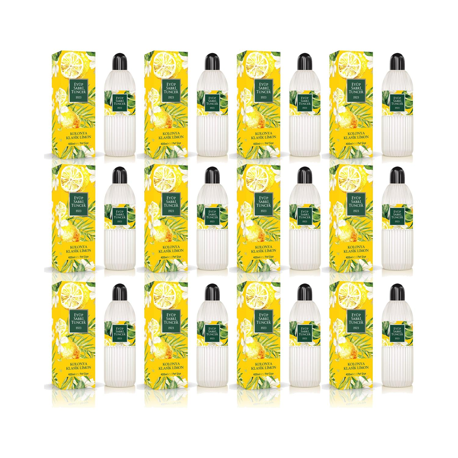 Eyüp Sabri Tuncer Klasik Limon Kolonyası 80 Derece Pet 400ML x 12