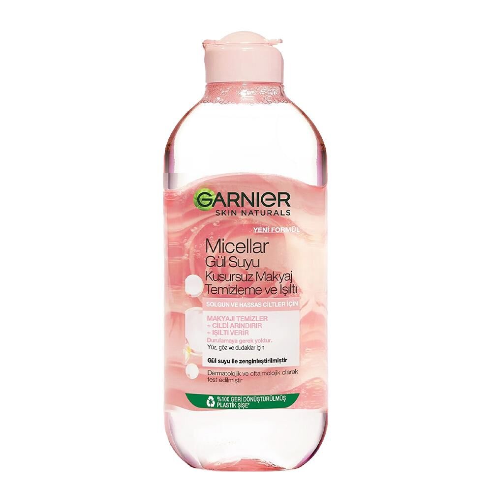 Garnier Micellar Gül Suyu Kusursuz Makyaj Temizleme ve Işıltı 400 ml