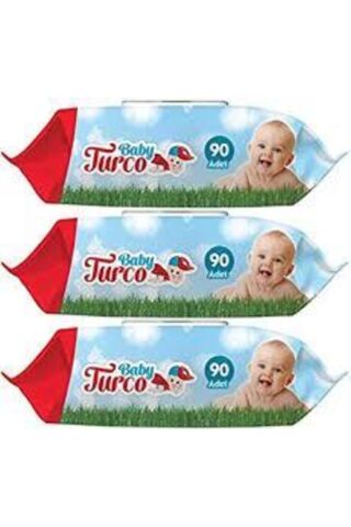 Baby Turco 3x 90lı Islak Bebek Havlusu