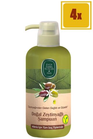 Eyüp Sabri Tuncer Doğal Zeytinyağlı Şampuan 600 ml x 4 Adet