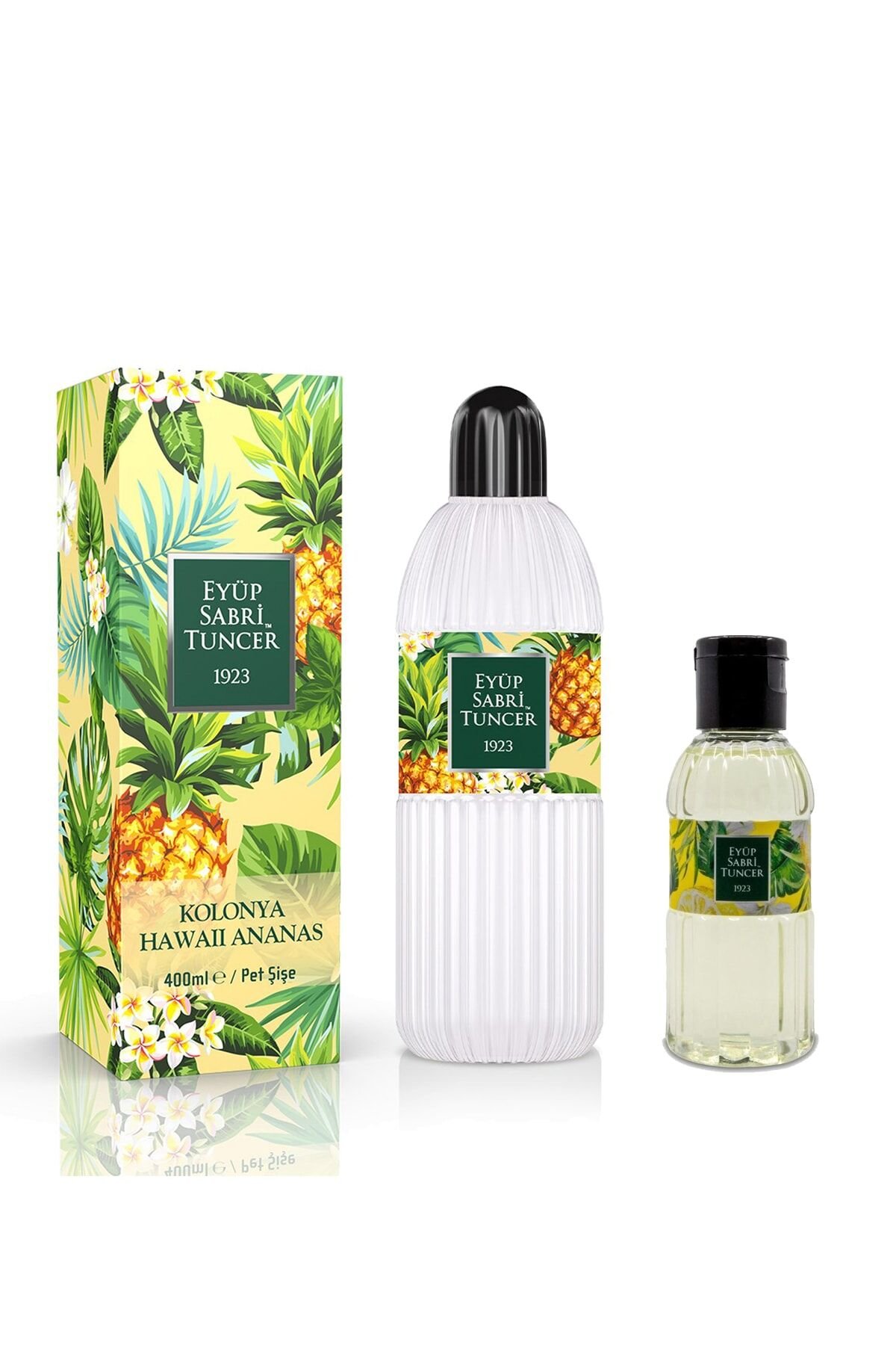 Eyüp Sabri Tuncer Hawaii Ananas Kolonya 400 ml ve Klasik Limon 50 ml
