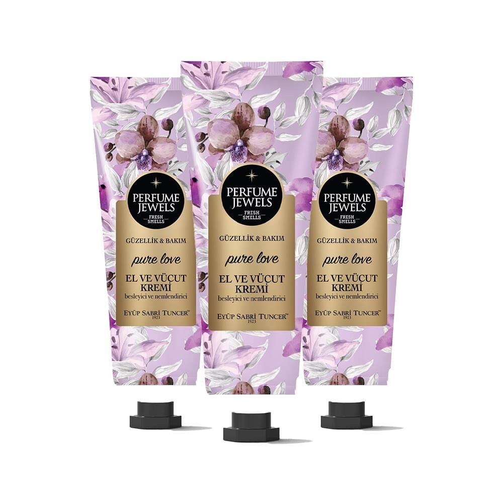 Eyüp Sabri Tuncer Pure Love El ve Vücut Kremi 50 ml Tüp x 3