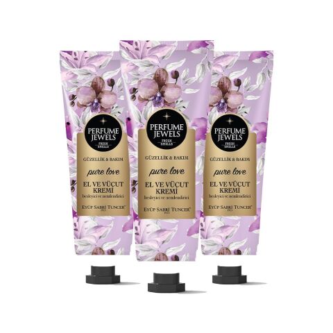 Eyüp Sabri Tuncer Pure Love El ve Vücut Kremi 50 ml Tüp x 3