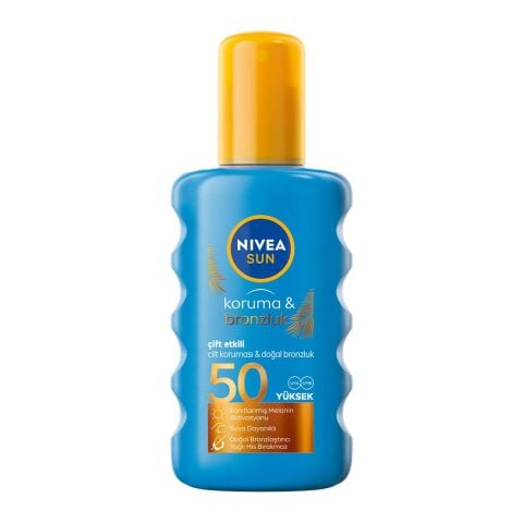 Nivea Sun Koruma Ve Bronzluk Arttirici Güneş Spreyi Gkf 50 200 Ml
