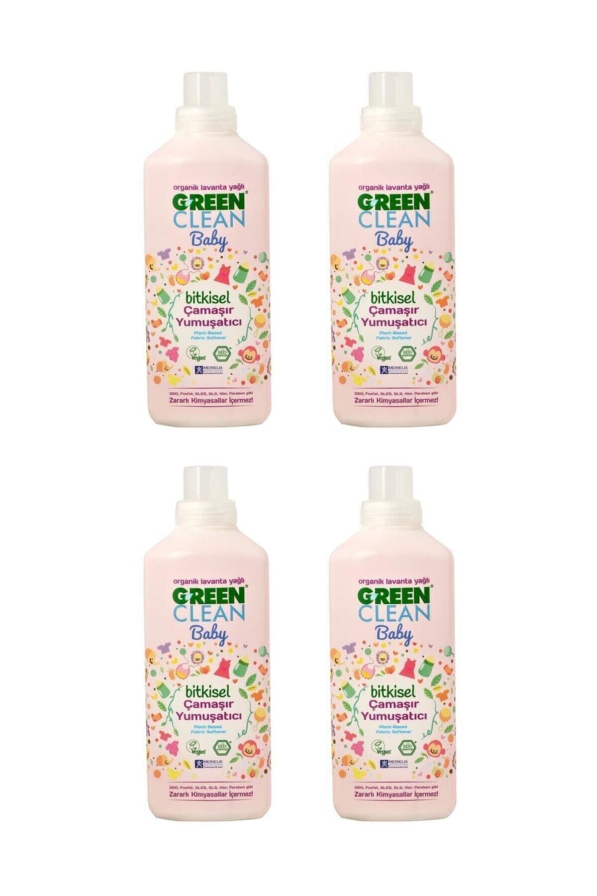 U Green Clean Baby Çamaşır Yumuşatıcı 1 L x 4