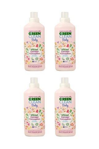 U Green Clean Baby Çamaşır Yumuşatıcı 1 L x 4