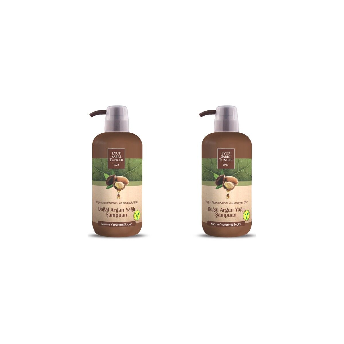 Eyüp Sabri Tuncer Doğal Argan Yağlı Şampuanı 600 Ml, 2 Adet