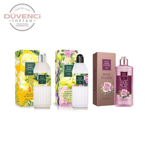 EST Klasik Limon Cam, Verbena & Zinde Pet 400ML,Gül Suyu 350ML