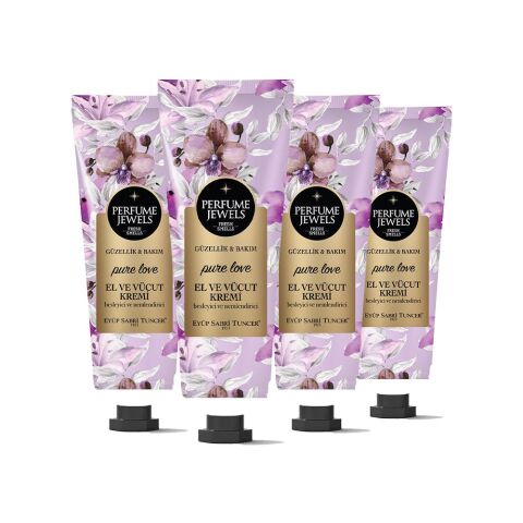 Eyüp Sabri Tuncer Pure Love El ve Vücut Kremi 50 ml Tüp x 4