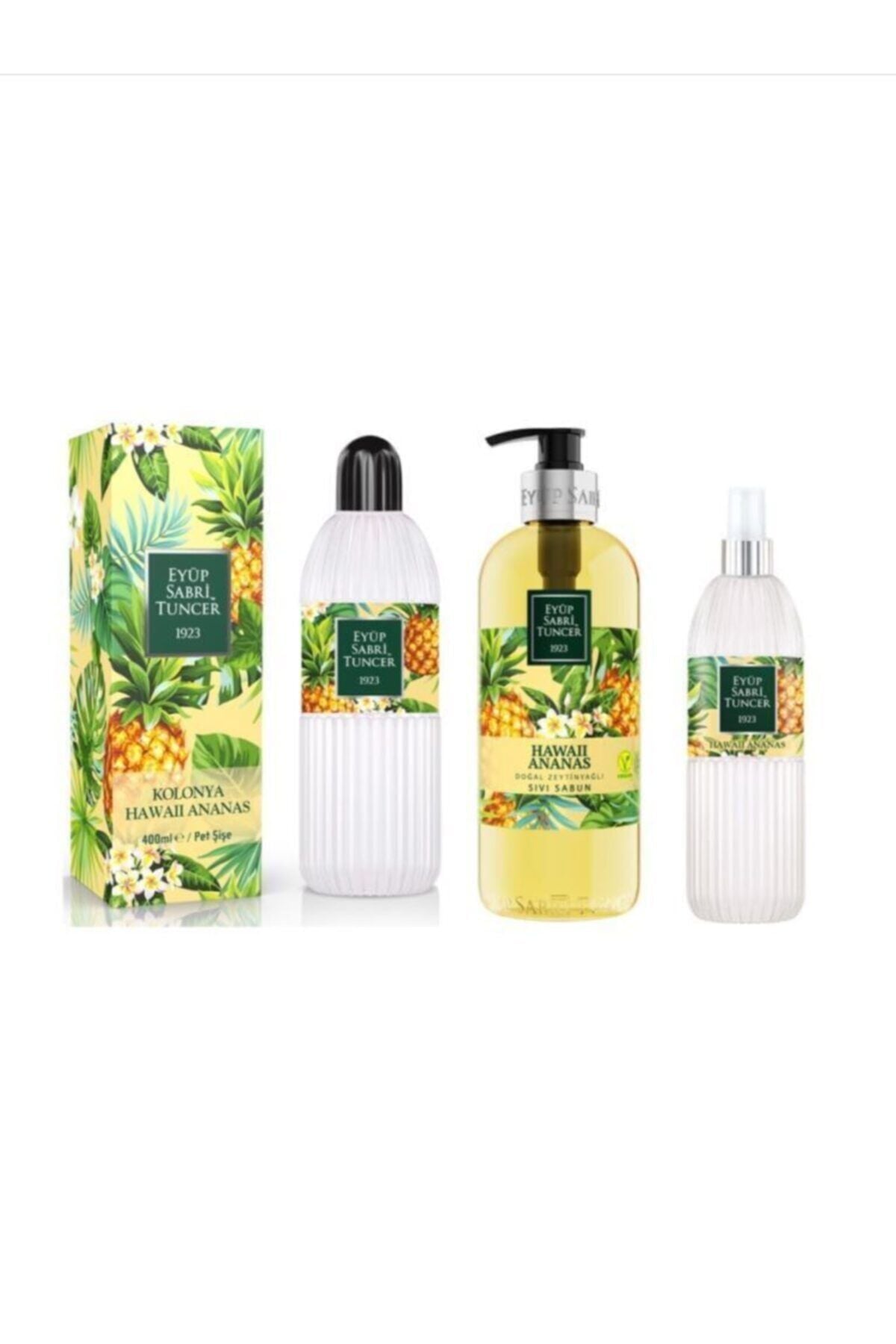 Eyüp Sabri Tuncer Sıvı Sabun Hawaii Ananas 500 ML, Kolonya 400 ML ve 150 ML