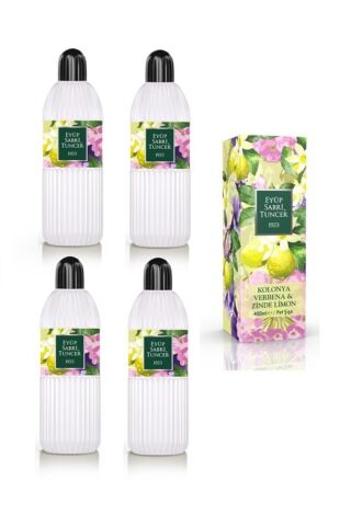 Eyüp Sabri Tuncer Verbena & Zinde Limon Kolonyası 400 ml x 4