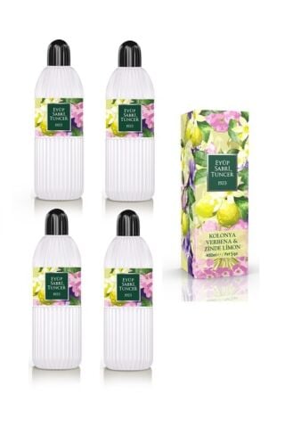 Eyüp Sabri Tuncer Verbena & Zinde Limon Kolonyası 400 ml x 4