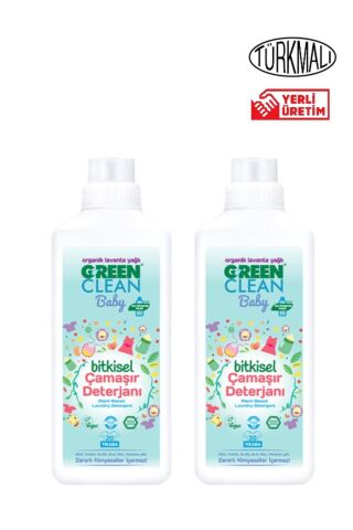 Green Clean Bitkisel Çamaşır Deterjanı Baby 2X1000 ML Lavanta Yağlı