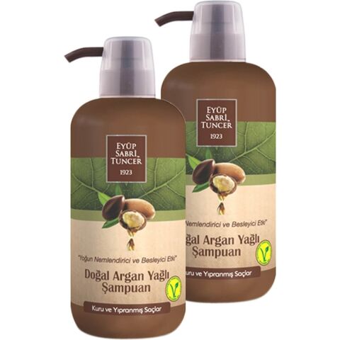 Eyüp Sabri Tuncer Doğal Argan Yağlı Şampuan 600ML x 2 Adet