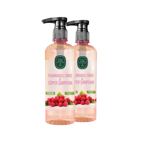 Eyüp Sabri Tuncer Frambuazlı Sirke & Süper Şampuan 500 ml x 2